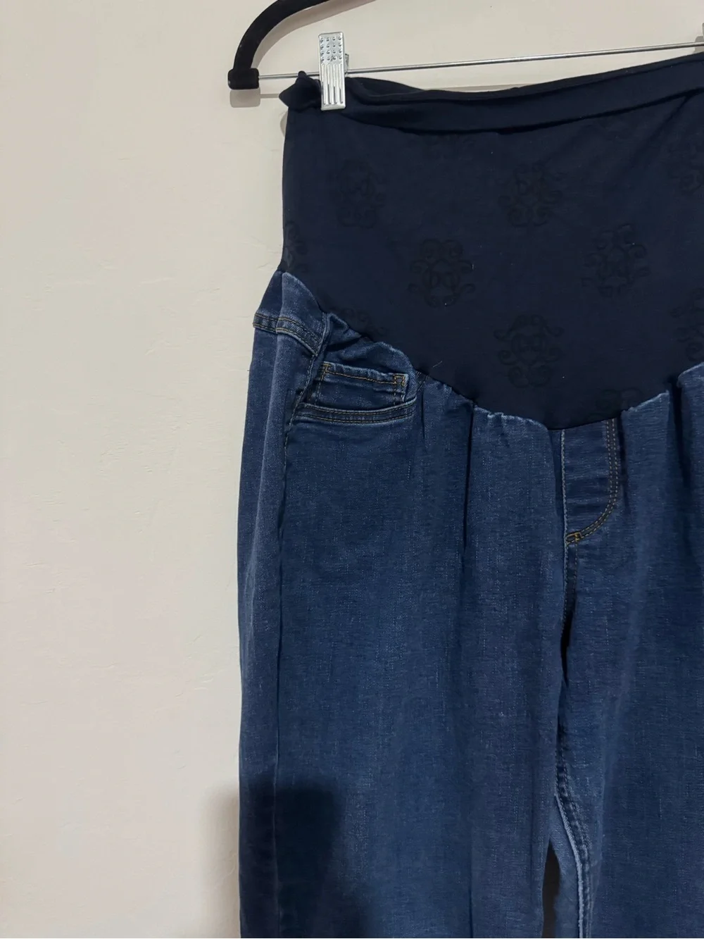 Jessica Simpson Maternity Womens Size 1XL Dark Wash Pull On